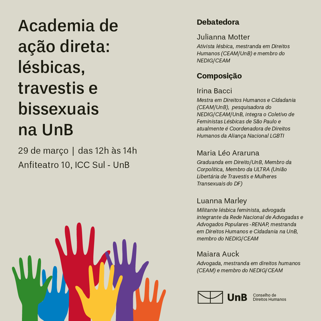 Academia de ação direta: lésbicas, travestis e bissexuais na UnB
