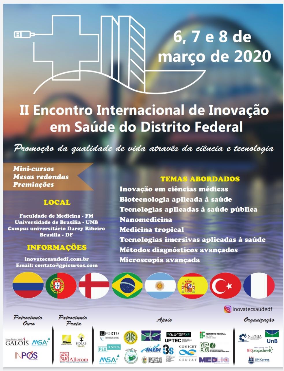 II Encontro Internacional de Inovação em Saúde do DF