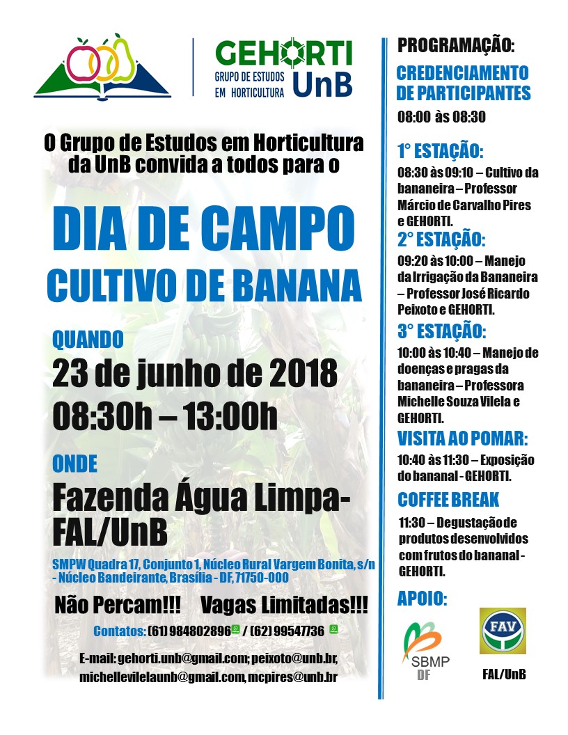 Dia de campo: cultivo da banana